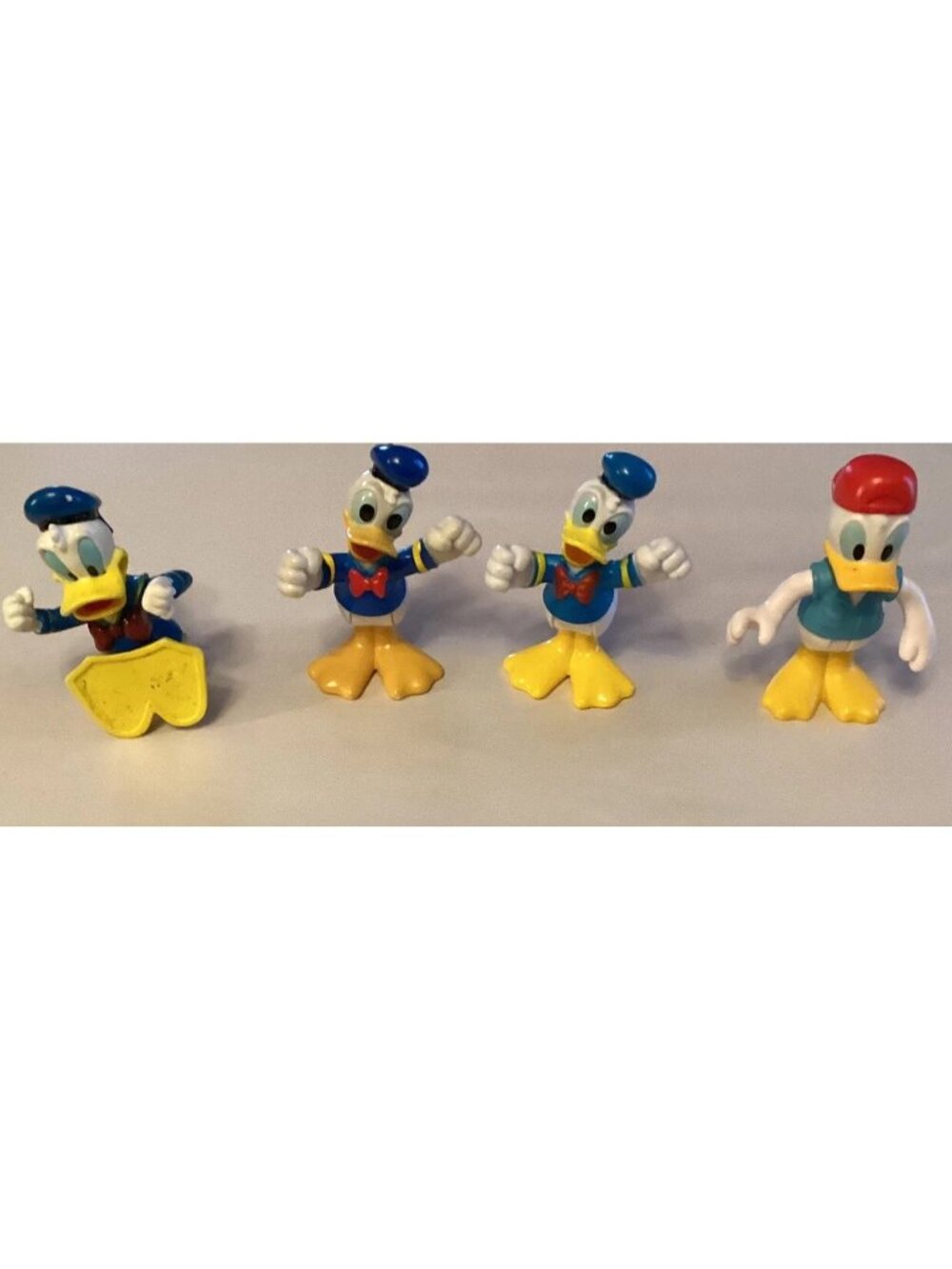 Donald Duck Disney Mickey Mouse Clubhouse PVC Toys 3.5” Cake Toppers Lot Of 4